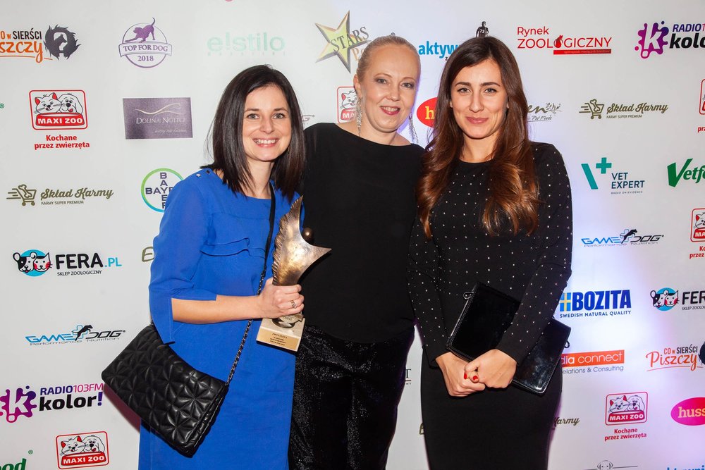 Top For Dog 2018 odbieranie nagród.