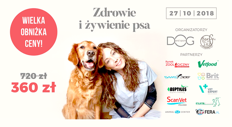 Zapraszamy na kongres "Zdrowie i żywienie psa"