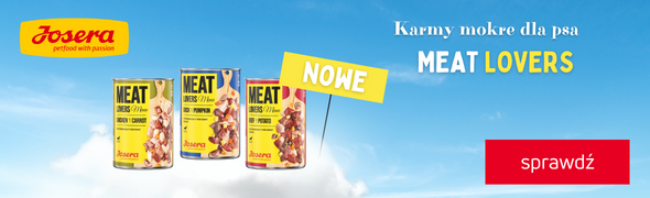 Zobacz mokre karmy Josera dla psa.