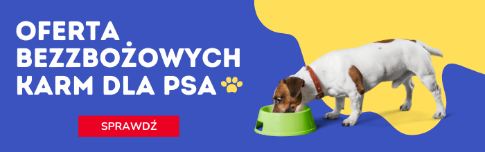 Oferta karm bezzbożowych dla psa