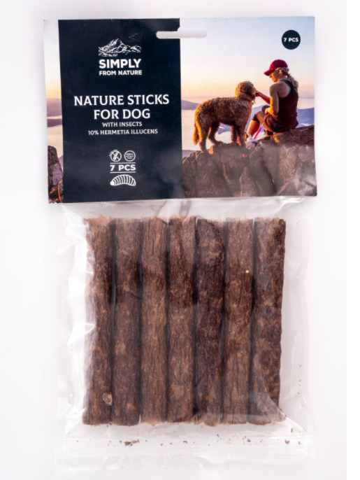 Naturalne cygara z insektów dla psa