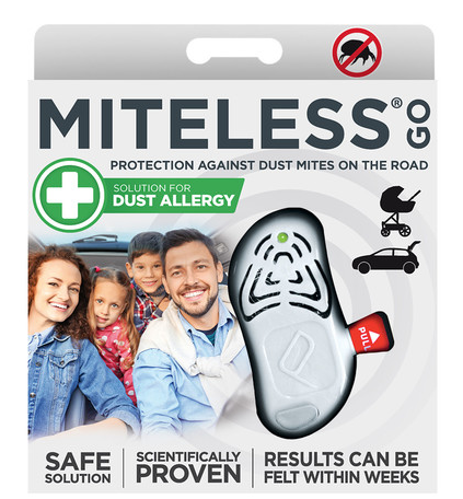 TICKLESS MiteLess Go Ultradźwiękowy odstraszacz roztoczy przenośny