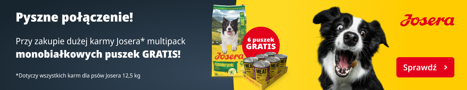 Promocja JOSERA multipack monobiałkowych puszek GRATIS