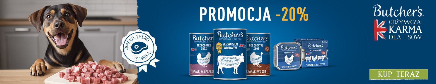 Promocja BUTCHER'S -20% na wybrane karmy mokre dla psa