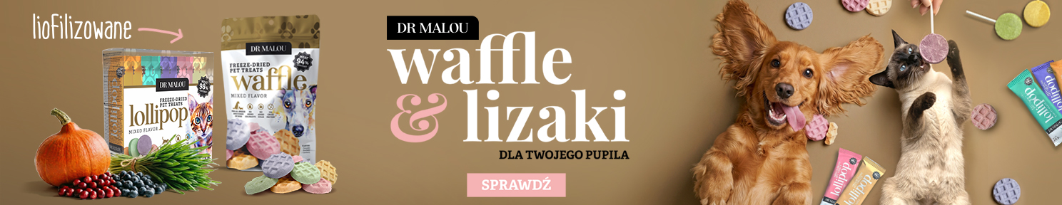 DR MALOU liofilizowane waffle i lizaki
