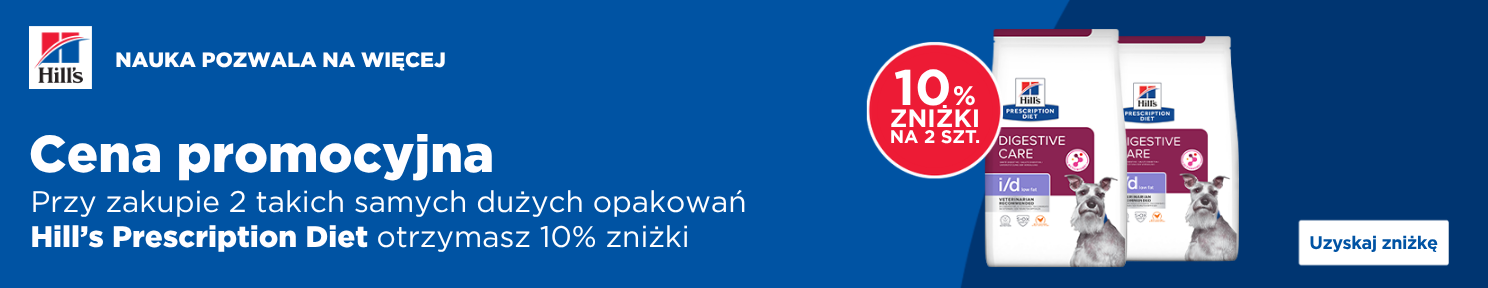 Promocja HILL'S -10% przy zakupie 2 takich samych dużych worków
