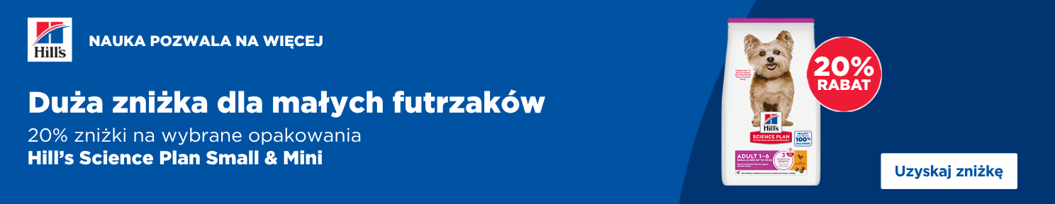 Promocja HILL'S -20% na karmy dla małych psów