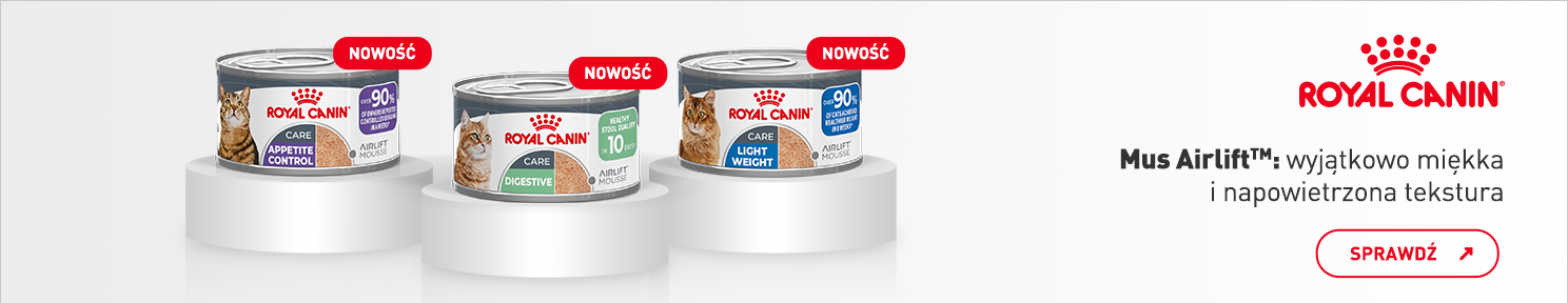 Nowość ROYAL CANIN mus AirLift™ dla kota