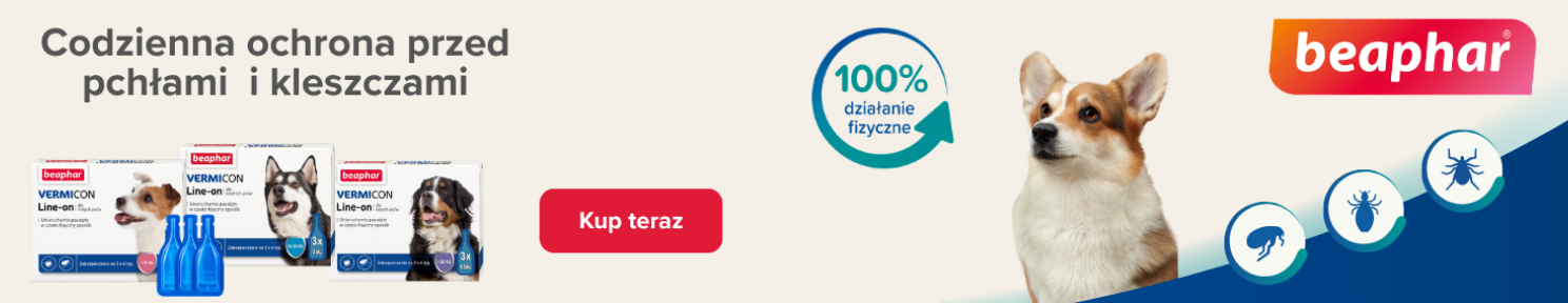 BEAPHAR Vermicon codzienna ochrona przed pchłami i kleszczami
