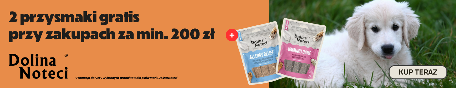 Promocja DOLINA NOTECI wydaj 200 zł, odbierz 2 przysmaki gratis