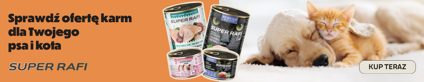SUPER RAFI dla psa i kota w niskich cenach