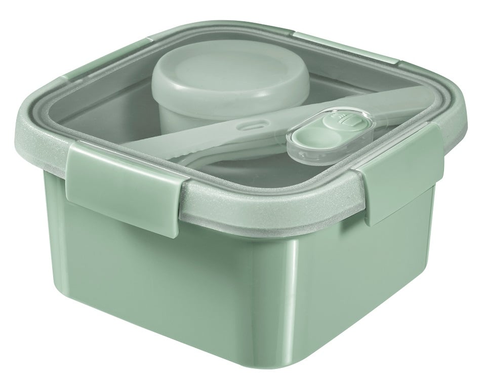 CURVER Lunch Smart Pojemnik śniadaniowy lunchbox 1,1 l zielony