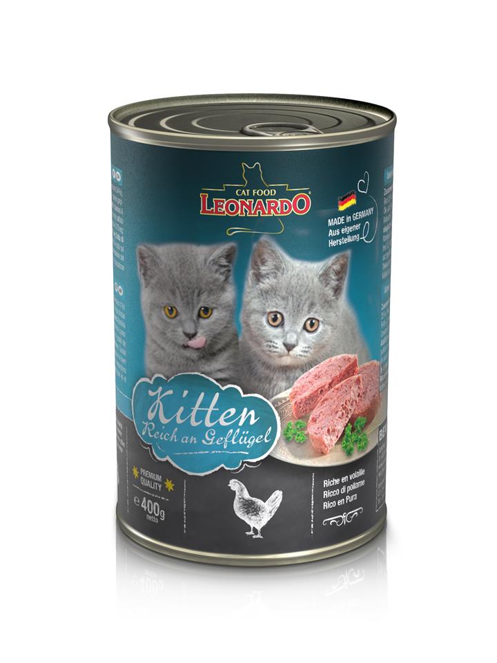 LEONARDO Quality Selection Kitten Drób 400 g