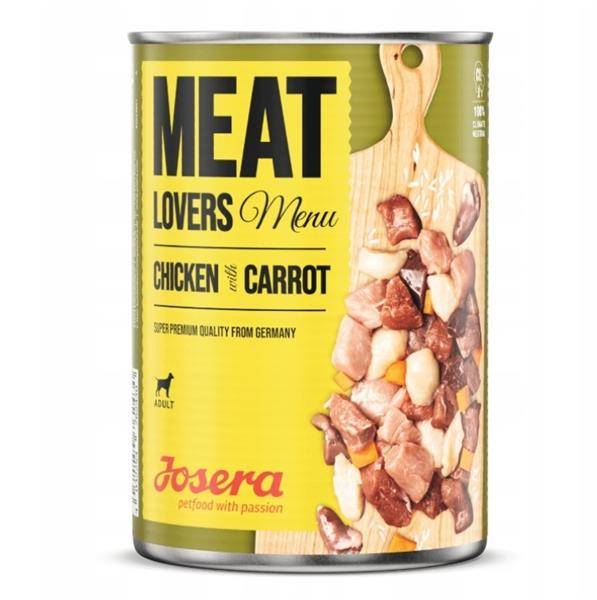 JOSERA Meatlovers menu kurczak z marchewką 800g