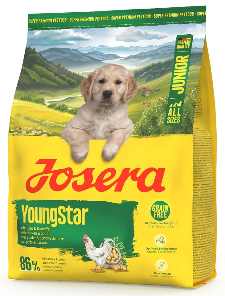 JOSERA YoungStar 900g bezzbożowa karma dla szczeniąt