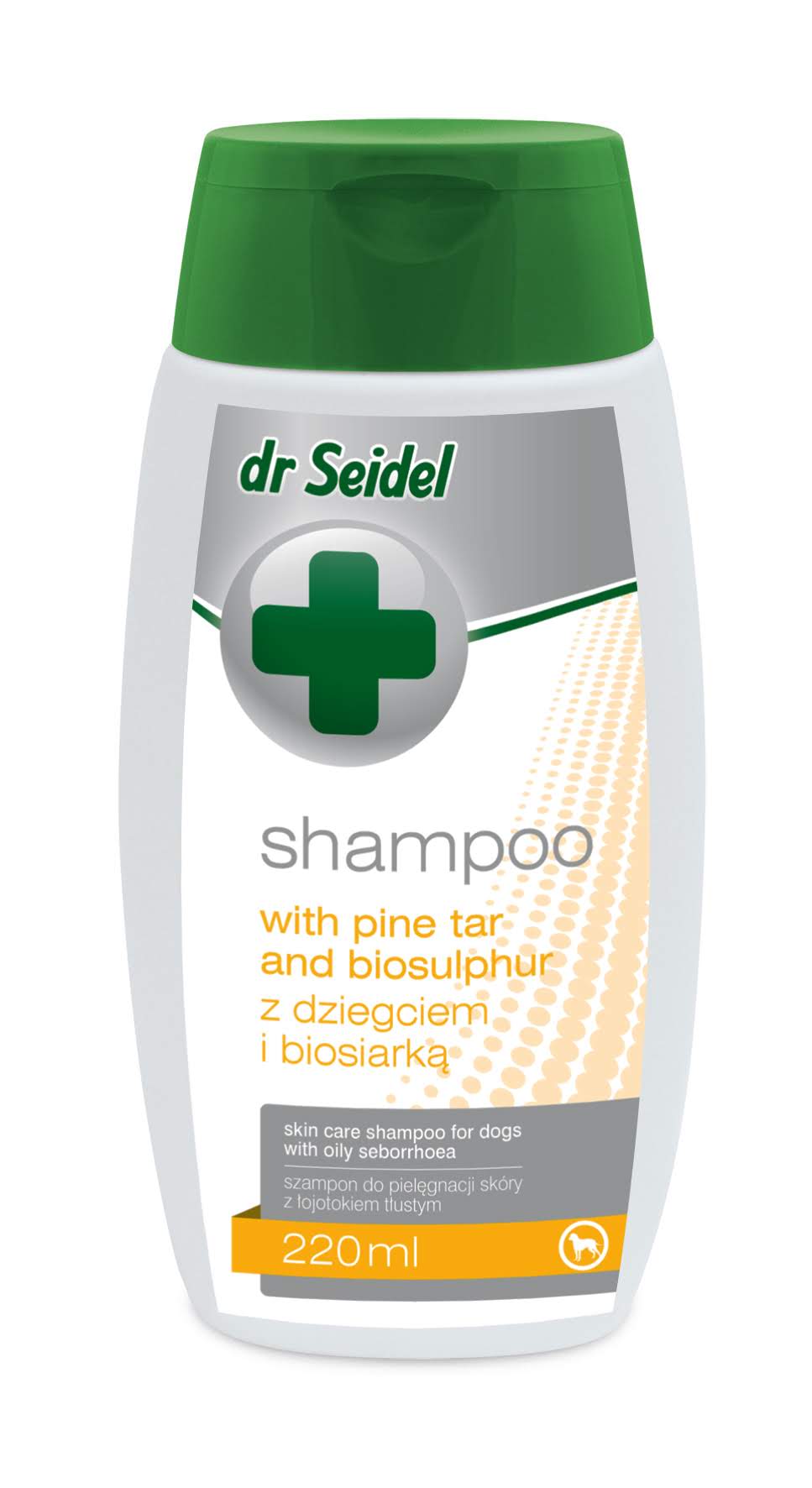 DR SEIDEL Szampon z dziegciem i biosiarką 220 ml przeciwłojotokowy