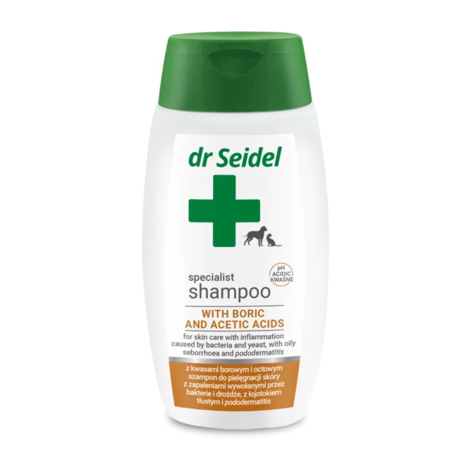 DR SEIDEL Szampon z kwasami borowym i octowym 220ml