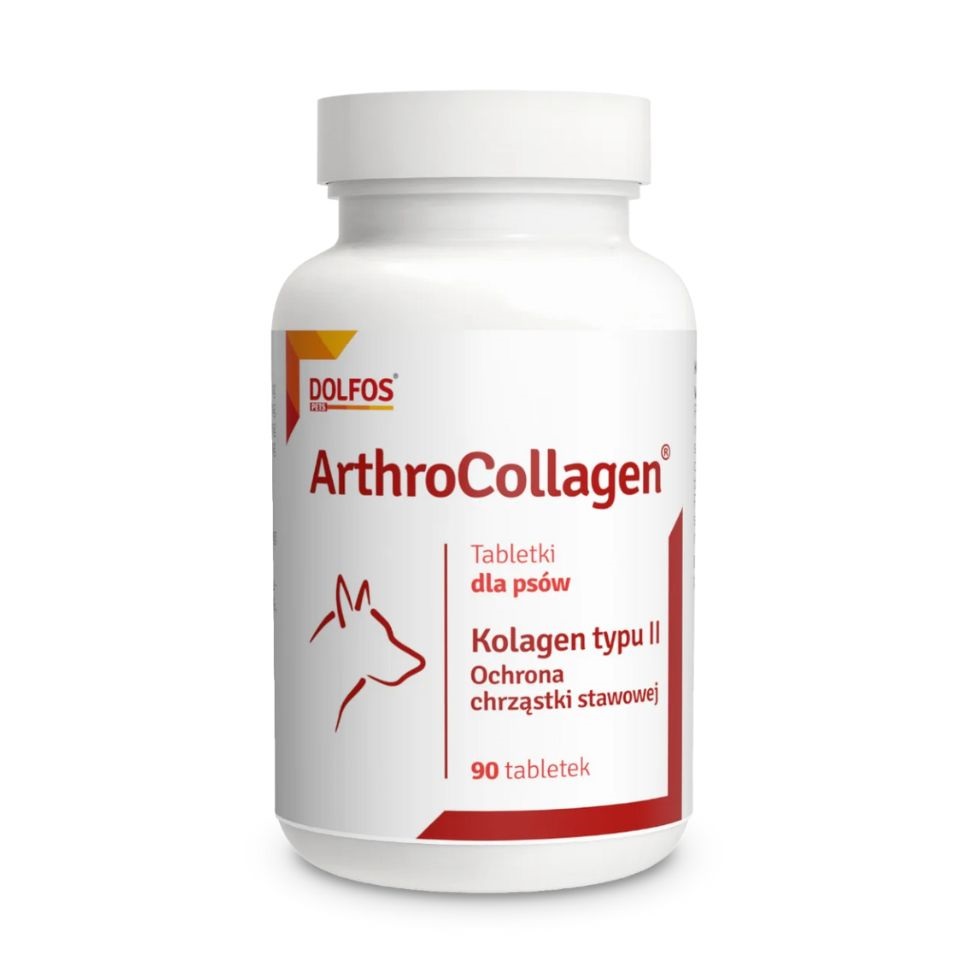 DOLFOS ArthroCollagen 90 tab. kolagen na stawy dla psa