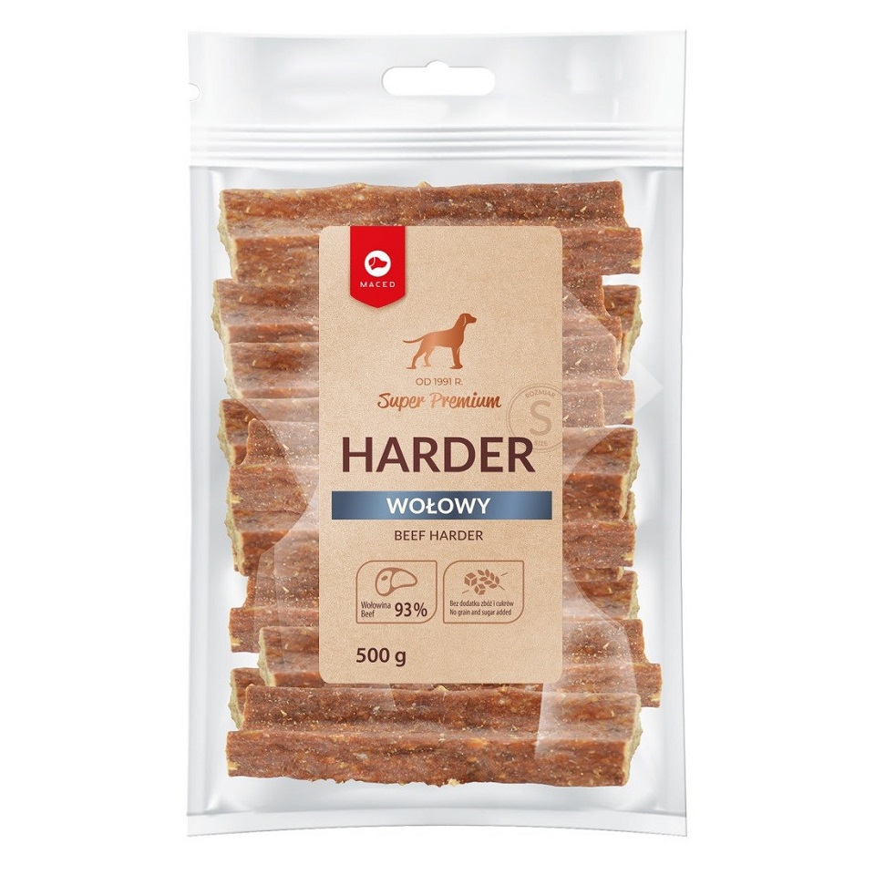 MACED Super Premium Harder Gryzak Wołowy przysmak dla psa 500g