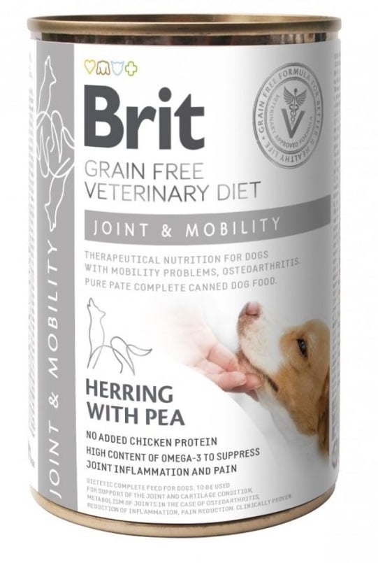 BRIT Veterinary Diet Dog Joint & Mobility karma na stawy dla psa 400 g