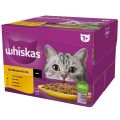 WHISKAS Adult Drobiowa Uczta w sosie 24x85 g kawałki z kurczakiem, kaczką, drobiem, indykiem dla dorosłych kotów