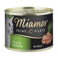 MIAMOR Feline Filets Tuńczyk z warzywami w galaretce 185 g