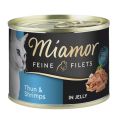 MIAMOR Feline Filets Tuńczyk i krewetki w galaretce 185 g