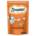 DREAMIES Chrupiące przysmaki dla kota o smaku kurczaka 60 g