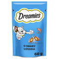 DREAMIES Chrupiące przysmaki dla kota o smaku łososia 60 g