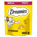 DREAMIES Mega Pack Chrupiące przysmaki dla kota o smaku sera 180 g