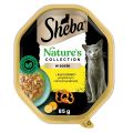 SHEBA Nature’s Collection tacka 85 g mokra karma pełnoporcjowa dla dorosłych kotów kawałki z kurczakiem w sosie