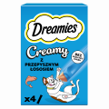 DREAMIES Creamy kremowe przysmaki dla kota z łososiem 4x10 g (40 g)