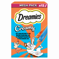 DREAMIES Creamy kremowy przysmak dla kota kurczak łosoś 12x10 g (120 g)