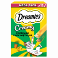 DREAMIES Creamy kremowy przysmak dla kota kocimiętka ser 12x10 g (120 g)