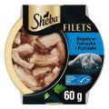 SHEBA Filets z kurczakiem i tuńczykiem w sosie 60 g mokra karma dla kotów