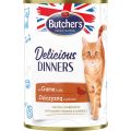 BUTCHER'S Delicious Dinners, karma dla kota, kawałki z dziczyzną w galaretce, 400g