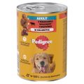 PEDIGREE Adult puszka 400 g mokra karma pełnoporcjowa dla dorosłych psów, z mieszanką wołowiny i wątróbki, w galaretce