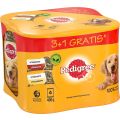 PEDIGREE Adult 4x400 g mokra pełnoporcjowa karma dla dorosłych psów w galaretce z kurczakiem i wołowiną