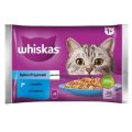 WHISKAS Adult saszetka 4x85g Rybne Przysmaki mokra karma dla dorosłych kotów w galaretce z: łososiem, tuńczykiem