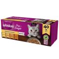 WHISKAS Potrawka Adult 40x85g Smaki Drobiowe mokra karma dla kotów w galaretce (z kurczakiem, z kaczką, z drobiem, z indykiem)