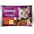 WHISKAS Adult saszetka 4 x 85 g Soczyste Kąski mokra karma dla kotów kawałki z wołowiną, kurczakiem