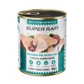 SUPER RAFI z perliczką i wątróbką wołową 800g pasztet dla psów 