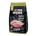 PAN MIĘSKO Indyk z gęsią dla kotów chrupki S 10kg