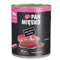 PAN MIĘSKO Wieprzowina z kaczką mokra karma dla szczeniąt 800 g