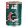 PAN MIĘSKO z ziołami Pasztet z królikiem dla psów 400 g