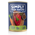 SIMPLY FROM NATURE Mokra karma dla psa Konina z siemieniem lnianym 400 g