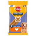 PEDIGREE DentaStix Large Dog przysmak dentystyczny z kurczakiem dla dorosłych psów dużych ras, z kurczakiem 7 szt. - 270g