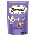 DREAMIES Chrupiące przysmaki dla kota o smaku kaczki 60 g