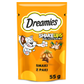 DREAMIES Shake Ups Multivitamins Chrupiące przysmaki dla kota Smaki z paki 55 g