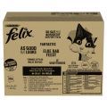 FELIX Fantastic Wiejskie Smaki w galaretce Mix mięsa 120x85g wołowina, kurczak, kaczka i jagnięcina, mokra karma dla kotów